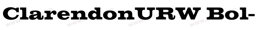 ClarendonURW Bol字体转换